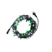 Oświetlenie świąteczne - Lampki choinkowe zewnętrzne LED 80 zielony / biały zimny flesz BULINEX - miniaturka - grafika 1