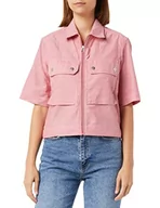 Koszule damskie - G-STAR RAW Damska koszula z 2 kieszeniami, Wielokolorowy (Pink Ink/Milk D22914-d123-d852), M - miniaturka - grafika 1