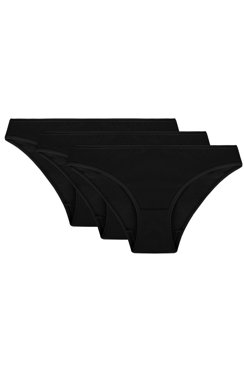 Vivisence 4003 3-pack czarny M Majtki figi