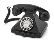 Telefony stacjonarne - telefon vintage CARRINGTON - retro - miniaturka - grafika 1