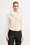 Kamizelki damskie - Guess bezrękawnik AMARI kolor beżowy przejściowy W5BL0I KCP70 - miniaturka - grafika 1