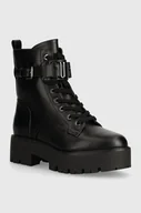 Botki damskie - Guess workery VAIRES damskie kolor czarny na platformie FLTSOM ELE10 - miniaturka - grafika 1