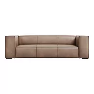 Sofy i kanapy - Jasnobrązowa skórzana sofa 227 cm Madame – Windsor & Co Sofas - miniaturka - grafika 1