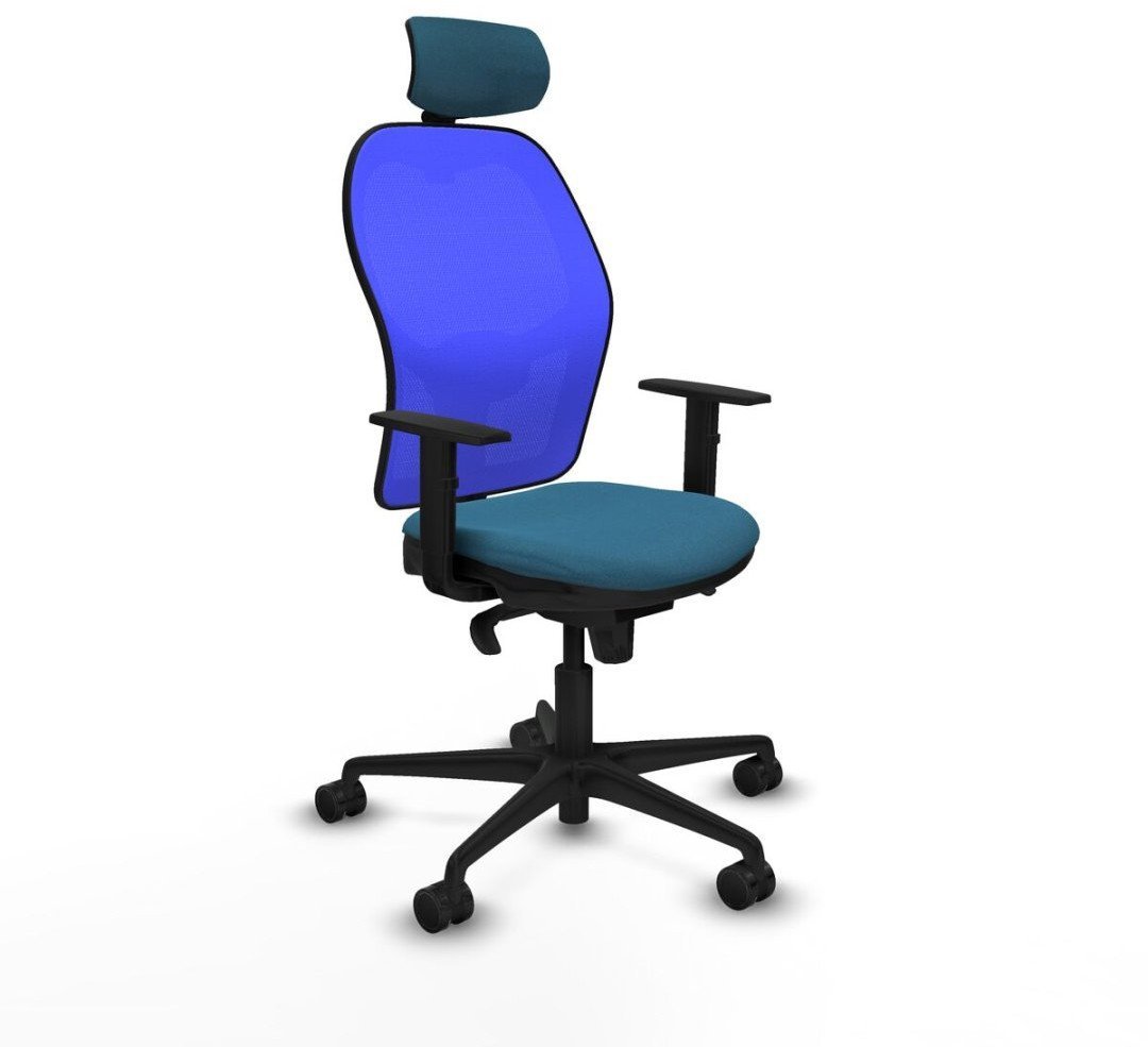 Krzesło Biurowe z Zagłówkiem Piqueras y Crespo 1D036N2 Niebieski Zieleń naftowa