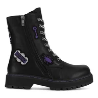 Buty dla dziewczynek - Trzewiki BEETLEJUICE CS-AW24-315WBBJ - miniaturka - grafika 1
