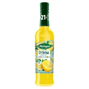 Herbapol Syrop Owocowy Suplement Diety Cytryna Lemoniadowa z witaminami C,D, B6 i cynkiem 420 ml - Syropy i koncentraty owocowe - miniaturka - grafika 1