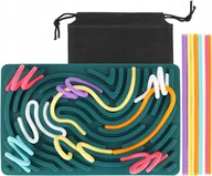 Zabawki sensoryczne - ZABAWKA SENSORYCZNA DLA DZIECI MATA DO AUTYZMU EDUKACYJNA AKCESORIA PREZENT - miniaturka - grafika 1