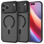 Etui i futerały do telefonów - Etui Spigen Ultra Hybrid MagSafe na iPhone 17 Pro Max - czarne - miniaturka - grafika 1