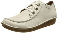 Moda i Uroda OUTLET - Clarks Funny Dream męska Oxford, Biała skóra, 37 EU - miniaturka - grafika 1