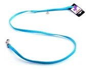 Smycze dla psów - Mac Leather Smycz 25Mm/1,2M Turkusowa - miniaturka - grafika 1