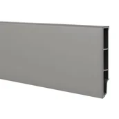 Listwy przypodłogowe - VILO Listwa przypodłogowa PCV Sempla 8 cm ciemnoszara 703 - miniaturka - grafika 1