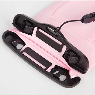Wodoodporne etui z opaską do telefonu PVC - niebieskie - Etui i futerały do telefonów - miniaturka - grafika 4