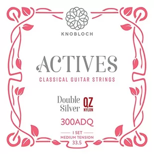 Knobloch 300ADQ Active QZ Nylon - klasyczna gra na gitarze - napięcie średnie - Struny gitarowe  - miniaturka - grafika 1