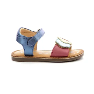 Sandałki dziecięce Kickers DYASTAR MARINE METAL MULTICO - Buty dla dziewczynek - miniaturka - grafika 1