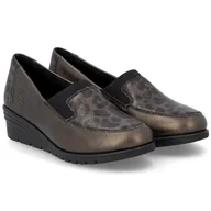 Mokasyny damskie - Mokasyny damskie Rieker L5351-90 BRONZE R.39 - miniaturka - grafika 1