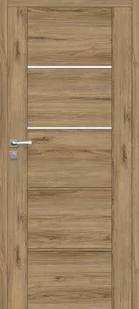 Skrzydło łazienkowe Mobi 30  bezprzylgowe 60 cm, prawe, orzech włoski - Drzwi wewnętrzne - miniaturka - grafika 1