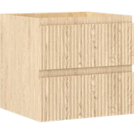 Szafki łazienkowe - Mexen Rivel szafka łazienkowa podumywalkowa 50 cm, 2 szuflady, ryflowana , dąb - 91A20-05047-2-BFF81 - miniaturka - grafika 1