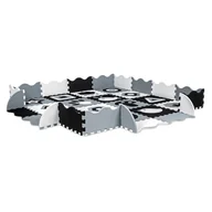 Maty edukacyjne - Mata Puzzle Z Obrzeżami Sapphire Kids Sk-90 - Figury - Czarna - miniaturka - grafika 1