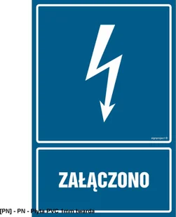 SIGNPROJECT HG006 - Załączono 700x1050 - Tablice BHP - miniaturka - grafika 1