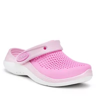 Klapki i japonki damskie - Crocs Klapki Literide 360 Clog K 207021 Taffy Pink/Ballerina Pink - miniaturka - grafika 1