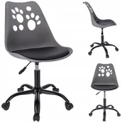 Fotele i krzesła biurowe - Krzesło biurowe na kółkach obrotowe dziecięce - miniaturka - grafika 1