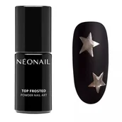 Depilacja - Top hybrydowy Top Frosted Powder Nail Art 7,2ml - miniaturka - grafika 1