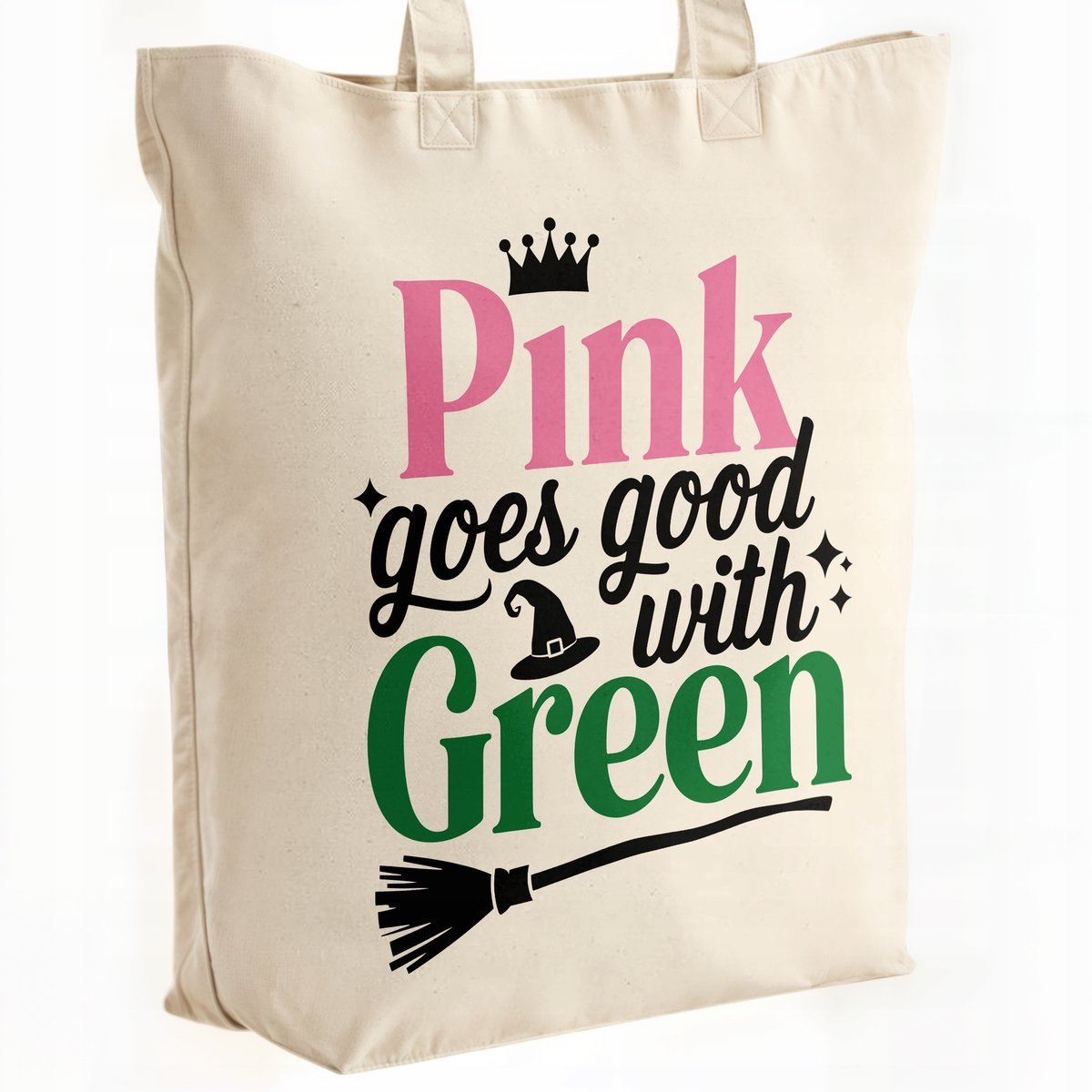 Torba bawełniana Premium Wicked For Good Oz Elphaba Glinda Dla Fanów