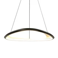 Lampy sufitowe - Lampa wisząca Getafe MD3888-1S-3BCT Zumaline LED 34W 3000K ściemniacz czarny - miniaturka - grafika 1