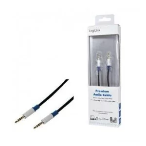 Logilink Kabel Kabel audio Premium BASE15 3,5 mm M/F 1,5m - BASE15 - Kable - miniaturka - grafika 2