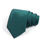Krawaty i muchy męskie - Męskie krawaty jednolity kolor krawat na szyję dla mężczyzn biznes ślub przyjęcie formalne naszyjniki, 5# zielony, Rozmiar uniwersalny - miniaturka - grafika 1