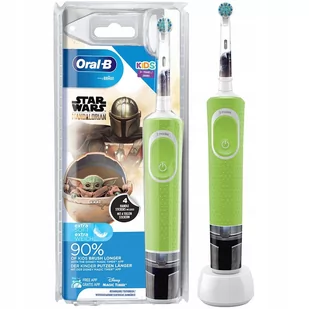 Szczoteczka Oral-B Vitality Star Wars The Mandalorian Zielona - Szczoteczki do zębów - miniaturka - grafika 1