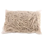 Przyborniki na biurko - Gumki recepturki 50x1,5x1,5 białe 1kg - miniaturka - grafika 1