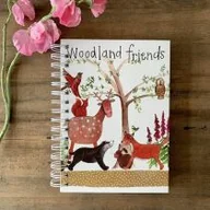 Szkolne artykuły papiernicze - Alex Clark Kołonotatnik A5 SJ12 Leśni przyjaciele - miniaturka - grafika 1