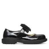 Buty dla dziewczynek - Półbuty DeeZee CEO-CS6511-01 Czarny - miniaturka - grafika 1