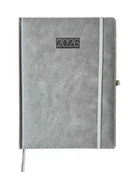 Kalendarze - Kalendarz 2026 A4 Elegance dzienny V4 szary K-A4D - kalendarz - miniaturka - grafika 1