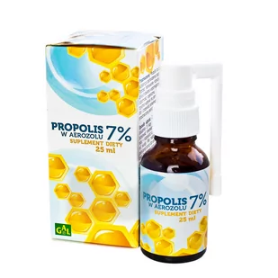GAL Propolis 7% w aerozolu płyn 25 ml GAL - Produkty na nieświeży oddech - miniaturka - grafika 1