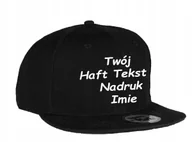 Czapki i chusty sportowe męskie - CZAPKA PROSTY DASZEK HAFT LOGO Z NAPISEM NADRUKIEM - miniaturka - grafika 1