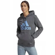 Bluzy męskie - XS Bluza adidas Big Logo FL R HD IC9845 szary XS - miniaturka - grafika 1