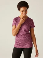 Koszulki sportowe damskie - Regatta Koszulka funkcyjna "Fingal Edition" w kolorze różowym - miniaturka - grafika 1