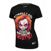 Odzież taktyczna i umundurowanie - Koszulka damska Pit Bull Middle Weight 190 Sweetie-Chu '24 - Czarna RATY 0% | PayPo | GRATIS WYSYŁKA | ZWROT DO 100 DNI - miniaturka - grafika 1