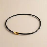 Inne - TEMU BLKSMTH Damski Choker z Prawdziwej Skóry z Magnetycznym Zapięciem, Oliwkowy Wzór, Minimalistyczny Styl, Motyw Kwiatowy - Idealny na Codzienne - miniaturka - grafika 1