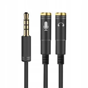 Przejściówka do słuchawek Jack 1x3,5 mm 2x 3,5 mm - Adaptery i przejściówki - miniaturka - grafika 1