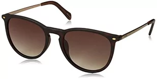 Fossil Damskie okulary przeciwsłoneczne FOS 3078/S, brązowe (DKHAVANA), 53 - Okulary przeciwsłoneczne - miniaturka - grafika 1