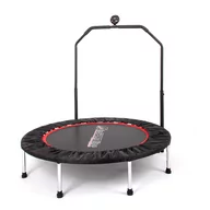 Trampoliny - Insportline Trampolina fitness z poręczą i komputerem Profi Digital 122cm 3732 - miniaturka - grafika 1