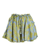 Spodenki damskie - BLE Szorty w kolorze niebiesko-żółtym - miniaturka - grafika 1