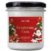 Oświetlenie świąteczne - Your Candle Świeca sojowa Świąteczny Czas 300 g - miniaturka - grafika 1
