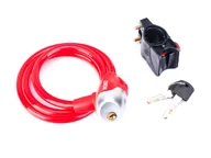 Narzędzia rowerowe - Zamkniecie Na Klucz Sl576 10X1000 /Petla/Czerwony Et/Logo Romet - miniaturka - grafika 1