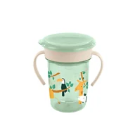 Kubki dla dzieci - Kubek z silikonowym ustnikiem - Dżungla - 260ml - miniaturka - grafika 1