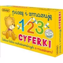 Adamigo Zestaw edukacyjny Piszę i Zmazuję Cyferki G-6601 - Przybory szkolne - miniaturka - grafika 3