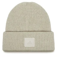 Czapki damskie - Czapka adidas Wid Cuff JM1544 Beżowy - miniaturka - grafika 1